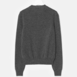 PLAY COMME DES GARÇONS (Unisex) White Heart Wappen Cardigan – Grey