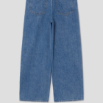 Theory Women Relaxed Denim High Waist Wide Jean — Ice Blue