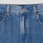 Theory Women Relaxed Denim High Waist Wide Jean — Ice Blue