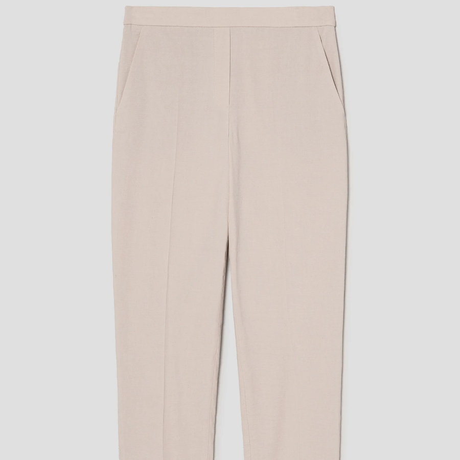 Theory Women Good Crunch Treeca Slim Pull On Pant - Straw