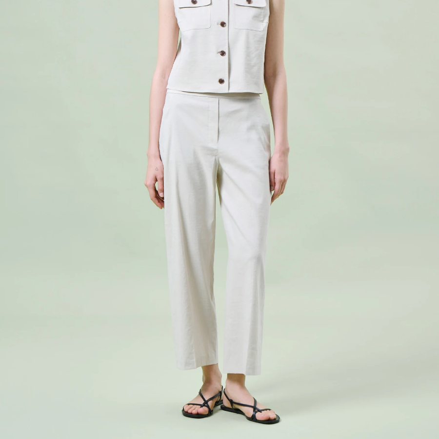 Theory Women Good Crunch Treeca Slim Pull On Pant - Straw