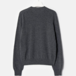 PLAY COMME DES GARÇONS (Unisex) Gold Heart Wappen Cardigan – Grey