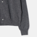 PLAY COMME DES GARÇONS (Unisex) Gold Heart Wappen Cardigan – Grey