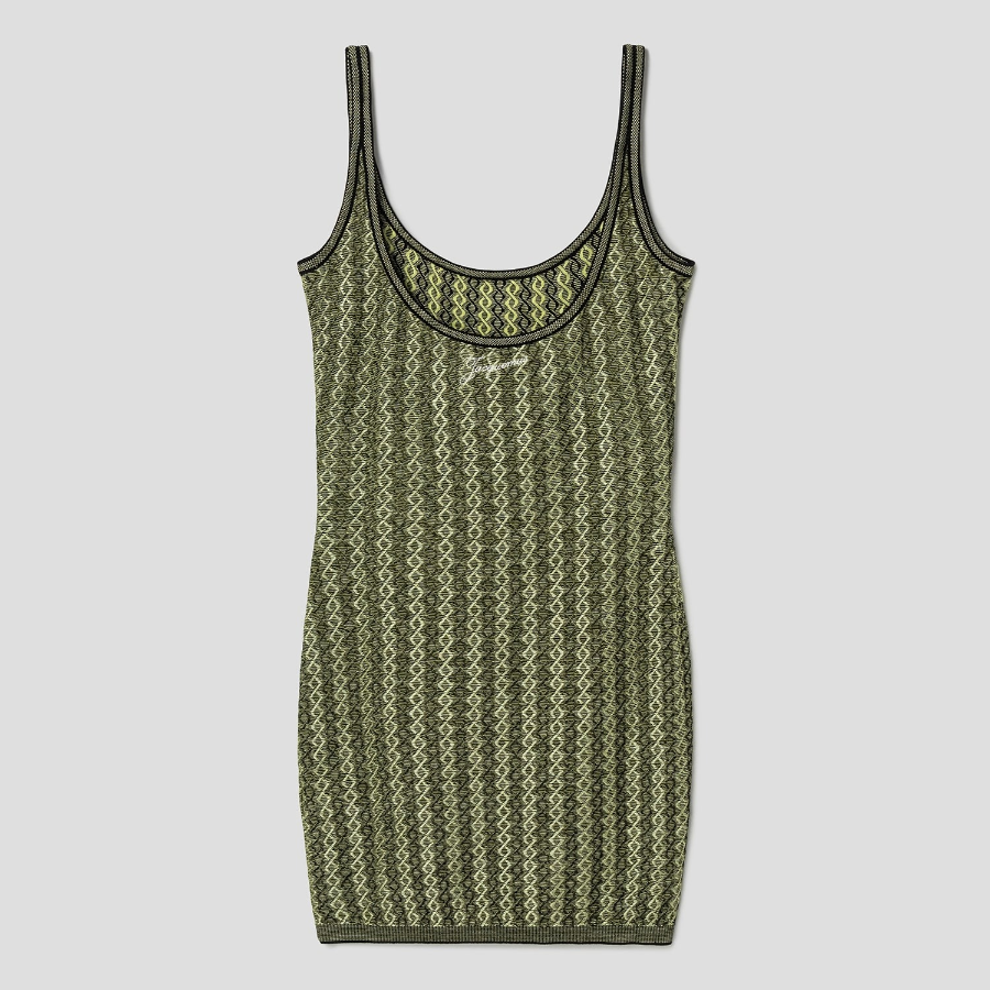 JACQUEMUS La Mini Robe Marino - Multi-Black