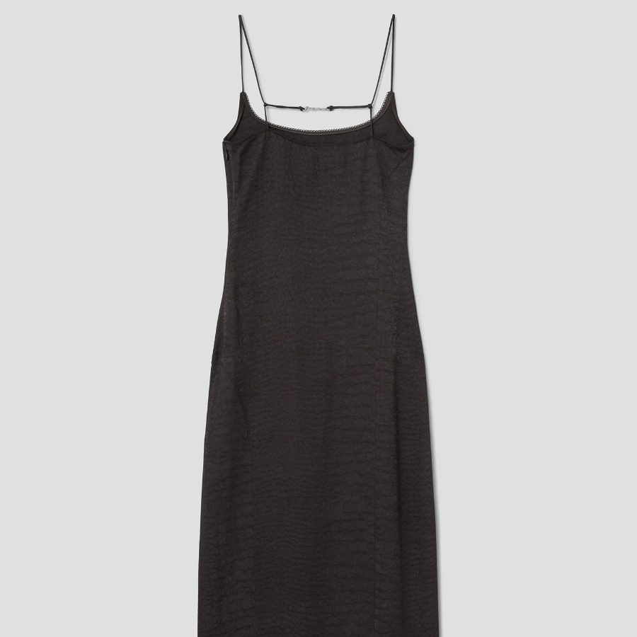 JACQUEMUS La Robe Notte - Croco Brown
