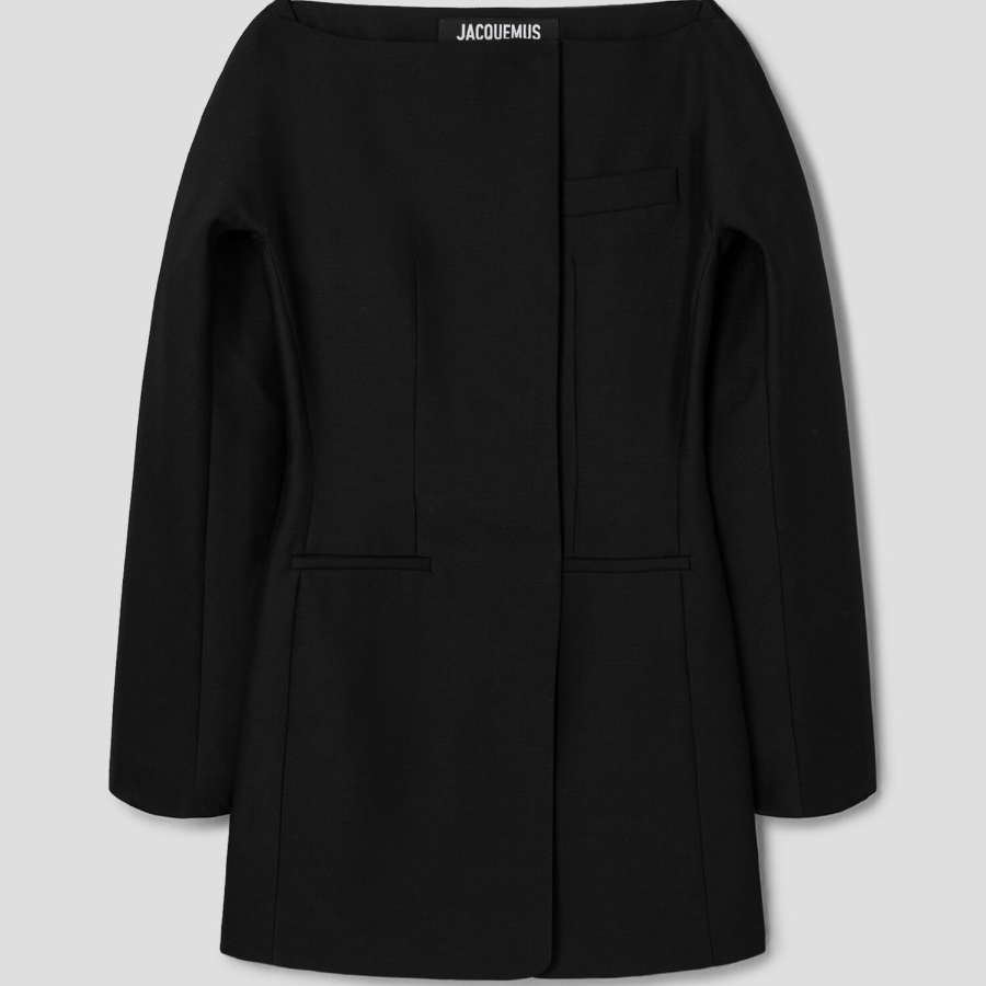 JACQUEMUS La Robe Spalla - Black