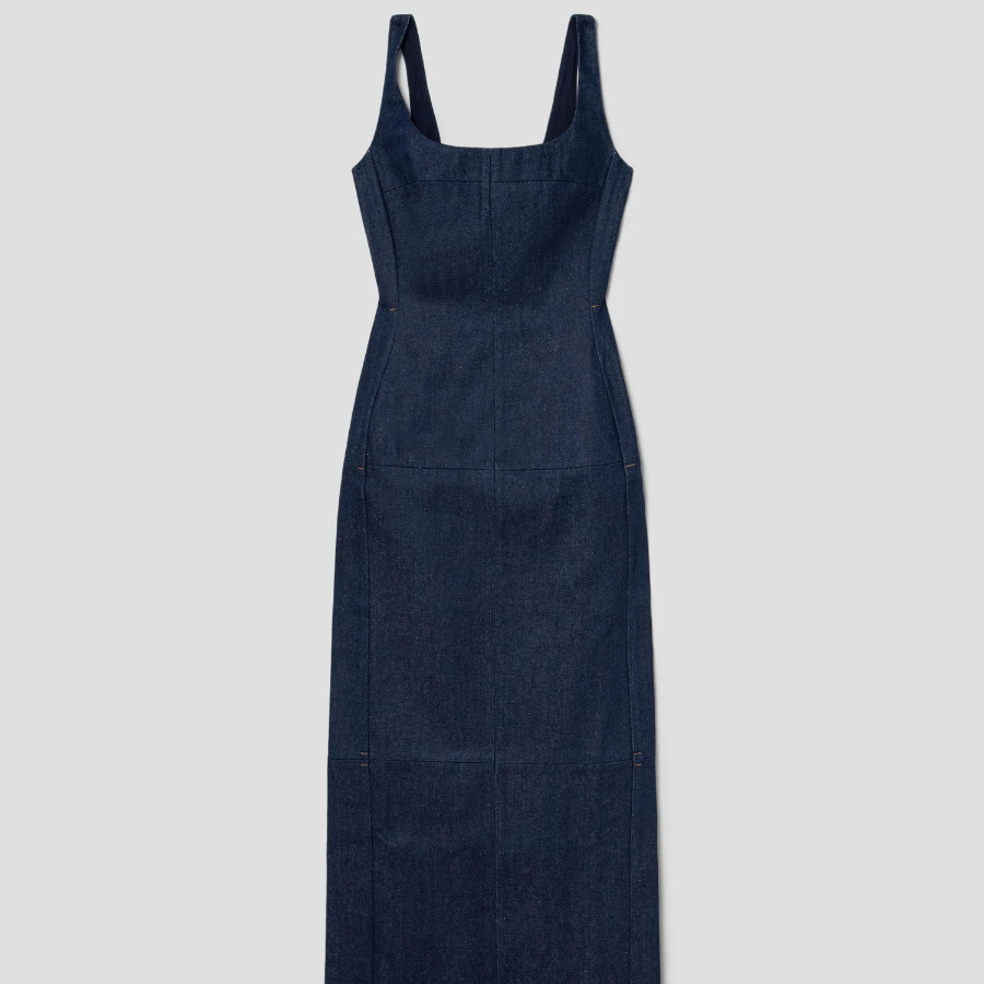 JACQUEMUS La Robe De-Nîmes Spoglio - Navy