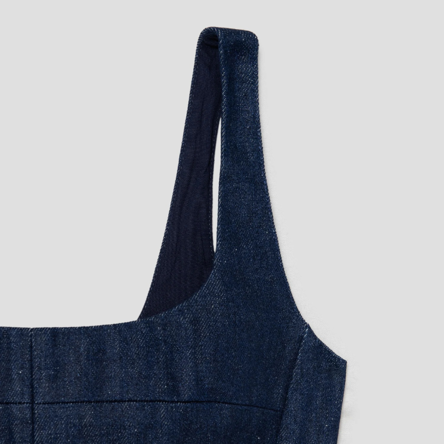 JACQUEMUS La Robe De-Nîmes Spoglio - Navy