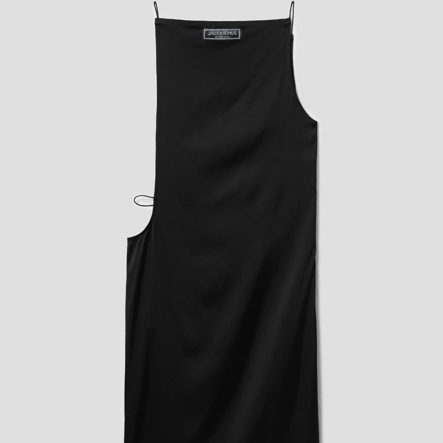 JACQUEMUS La Robe Spoglio - Black