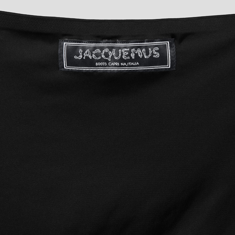 JACQUEMUS La Robe Spoglio - Black