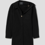 JACQUEMUS La Mini Robe Chemise - Black