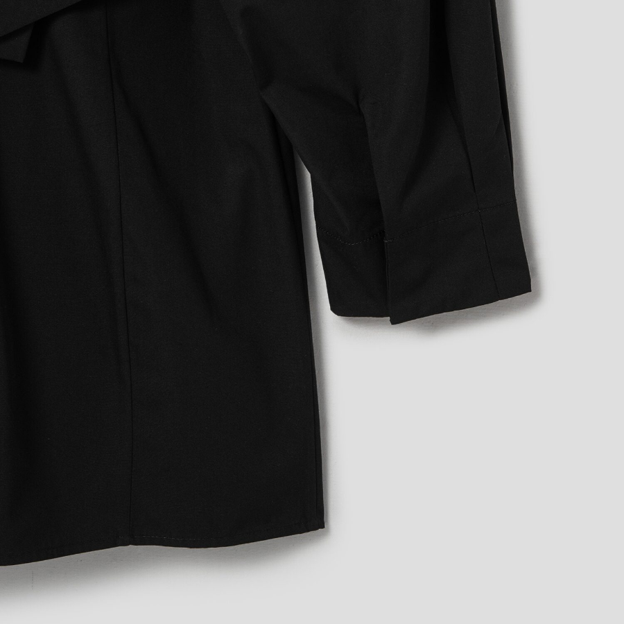 JACQUEMUS La Mini Robe Chemise - Black