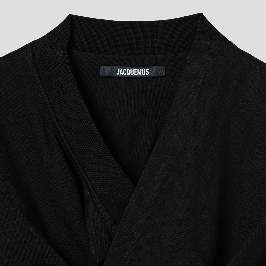 JACQUEMUS La Robe Tshirt Bahia - Black