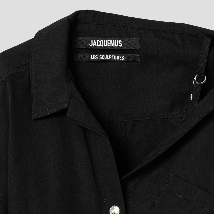 JACQUEMUS La Robe Chemise - Black