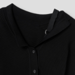 JACQUEMUS La Robe Maille Colin - Black