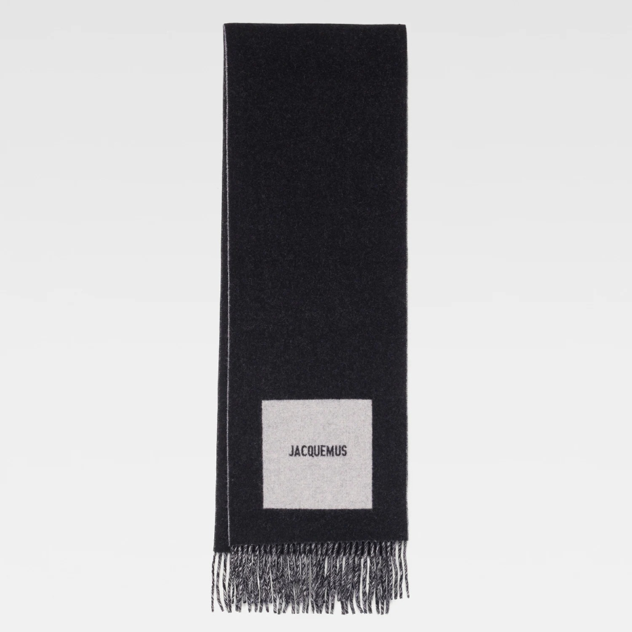 JACQUEMUS Le Charpe Rond Carre - Multi-Black