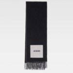 JACQUEMUS Le Charpe Rond Carre - Multi-Black