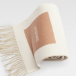 JACQUEMUS Le Charpe Rond Carre - Multi-Beige