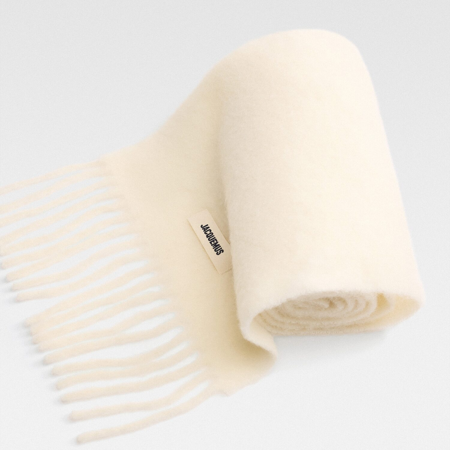 JACQUEMUS LEcharpe Carro - Off-White