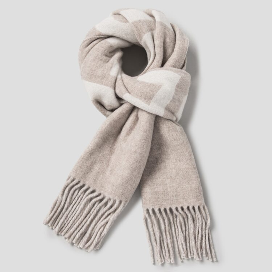 JACQUEMUS L’Echarpe Jacquemus - Multi-Beige