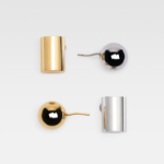 JACQUEMUS Les Boucles Perlina - Gold / Silver