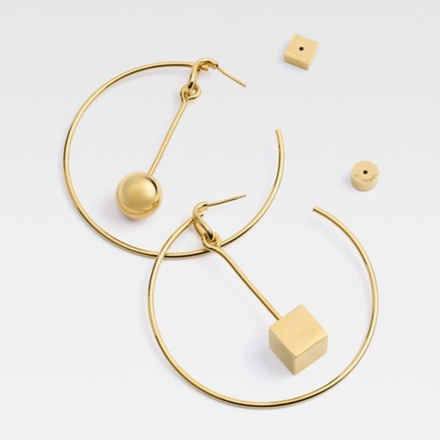 JACQUEMUS Les Creoles Nodo - Gold