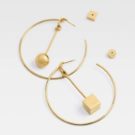 JACQUEMUS Les Creoles Nodo - Gold