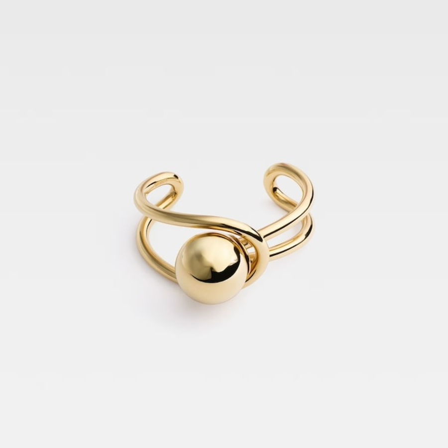 JACQUEMUS Le Bracelet Nodo Rond - Gold