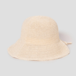 8 seconds Wide Brim Bonnet— Ivory