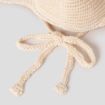 8 seconds Wide Brim Bonnet— Ivory
