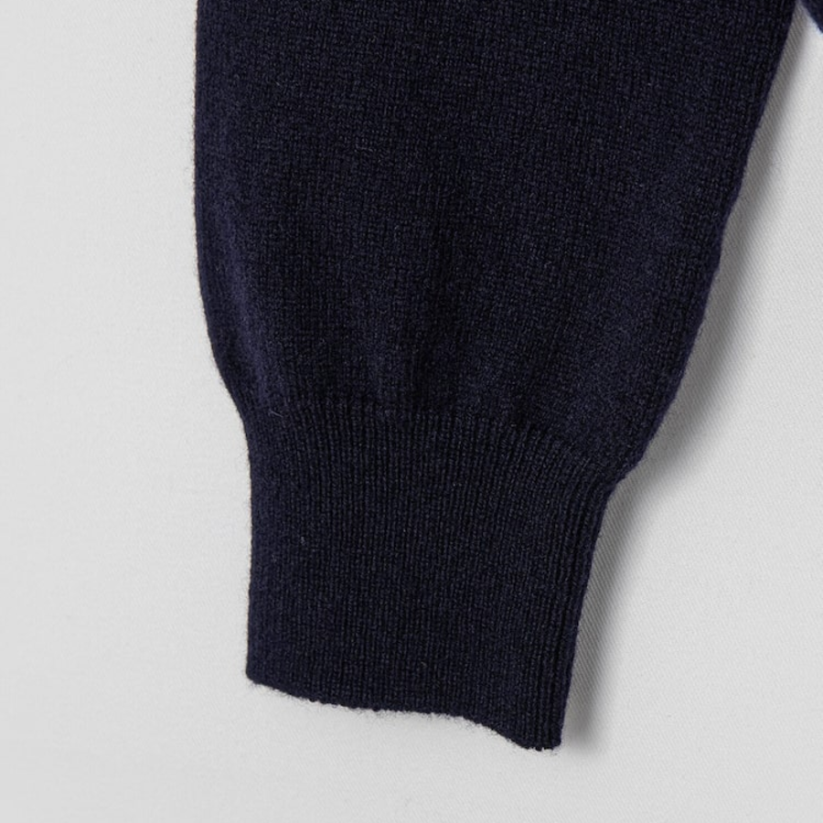 PLAY COMME DES GARÇONS (Unisex) Double Heart Wappen Cardigan – Navy