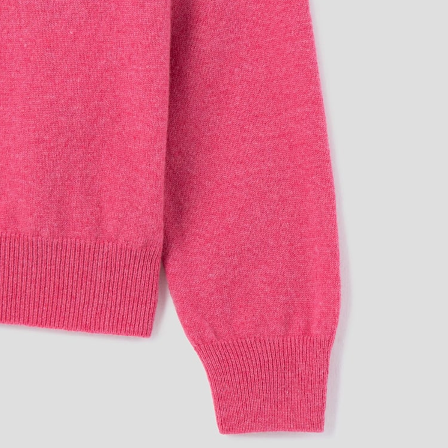 PLAY COMME DES GARÇONS (Unisex) Small Red Heart Wappen Cardigan – Pink