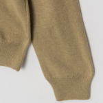 PLAY COMME DES GARÇONS (Unisex) White Heart Wappen Cardigan – Camel