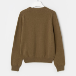 PLAY COMME DES GARÇONS (Unisex) Double Red Heart Wappen Cardigan – Brown