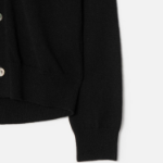 PLAY COMME DES GARÇONS (Unisex) Gold Heart Wappen Cardigan – Black