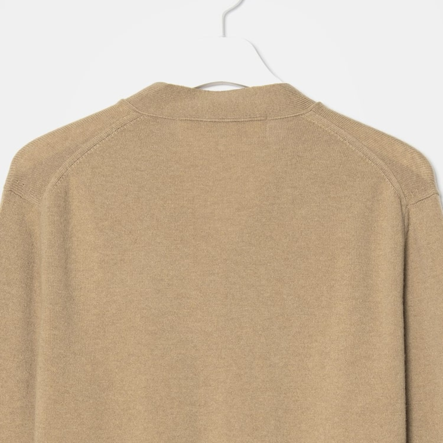 PLAY COMME DES GARÇONS (Unisex) Black Heart Wappen Cardigan – Beige