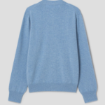 PLAY COMME DES GARÇONS (Unisex) Pastel Small Red Heart Wappen Cardigan – Sky Blue