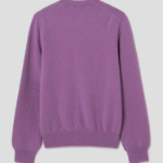 PLAY COMME DES GARÇONS (Women) Pastel Small Red Heart Wappen Cardigan – Purple