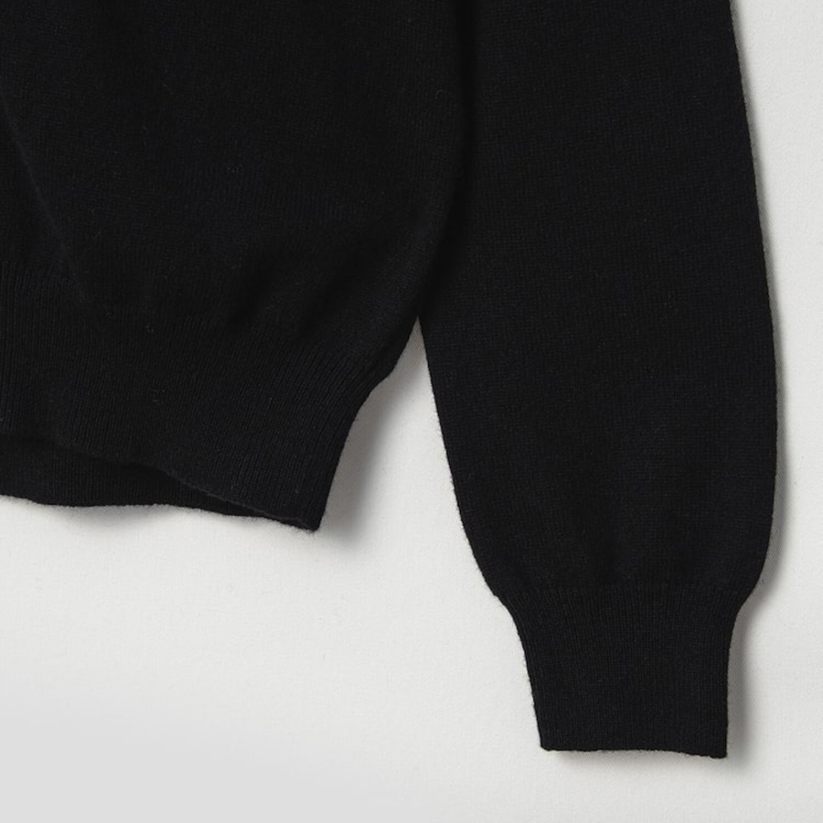 PLAY COMME DES GARÇONS (Women) Double Red Heart Wappen Cardigan – Black