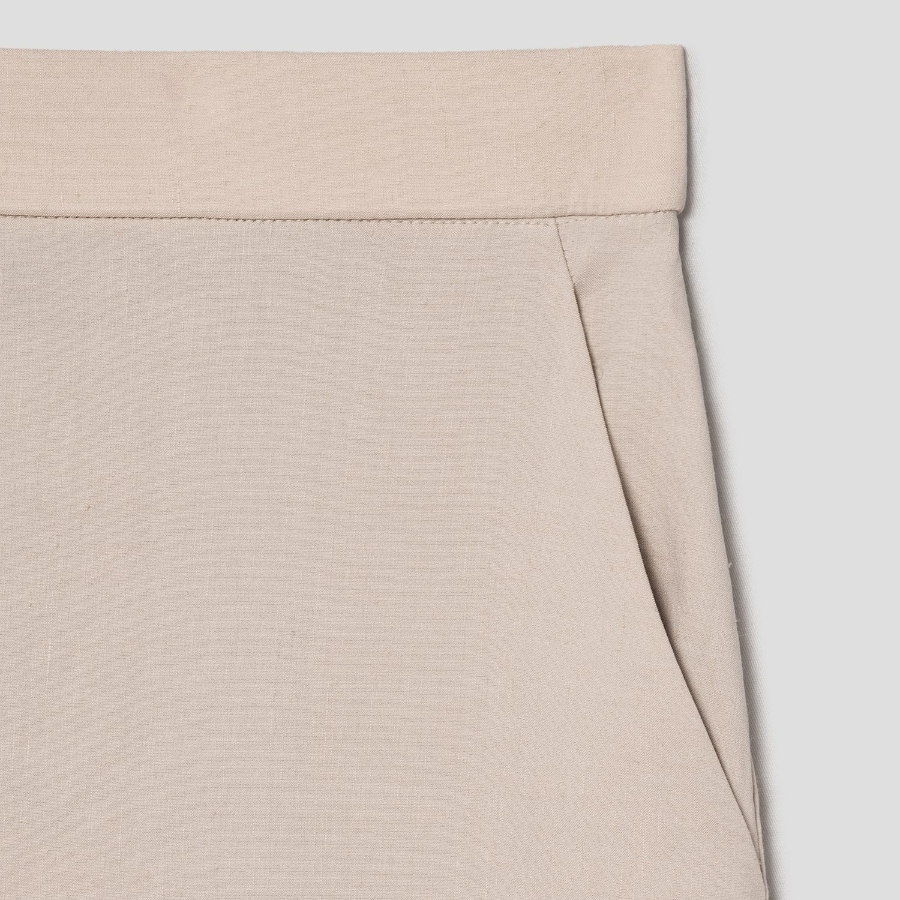 Theory Women Good Crunch Relax Straight Pants - Straw