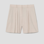 Theory Women Good Crunch Pleated Front Short - Straw