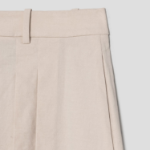 Theory Women Good Crunch Pleated Front Short - Straw