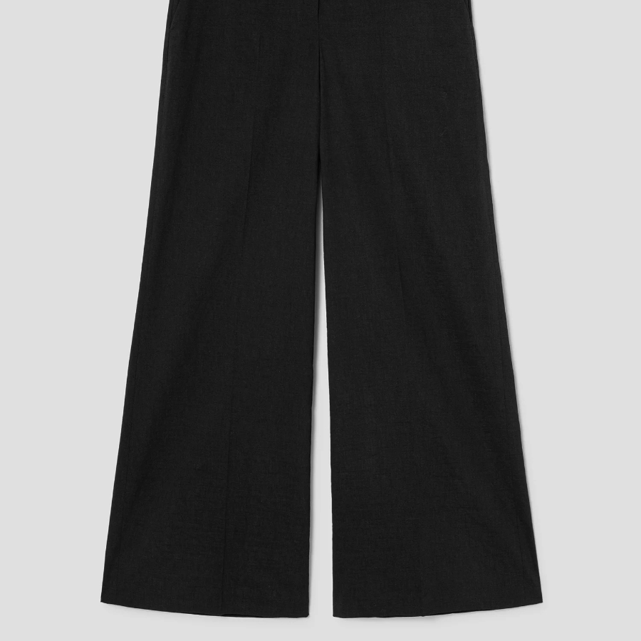 Theory Women Good Crunch Highwaist Trouser - Black