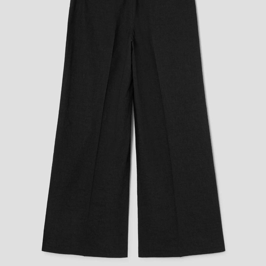 Theory Women Good Crunch Highwaist Trouser - Black