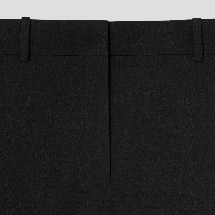 Theory Women Good Crunch Highwaist Trouser - Black