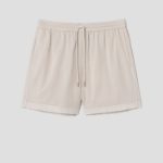 Theory Women Lightweight Wool Drawcord Shorts - Sand