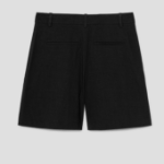 Theory Women Good Crunch Pleated Front Short - Black