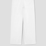 Theory Women Drape Denim Wide Straight Denim Pants - Optic White