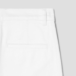 Theory Women Drape Denim Wide Straight Denim Pants - Optic White