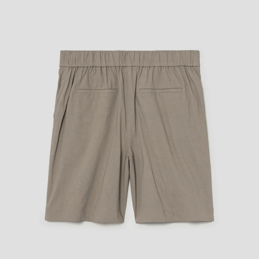 Theory Women Good Crunch Pull On Shorts - Soft Taupe